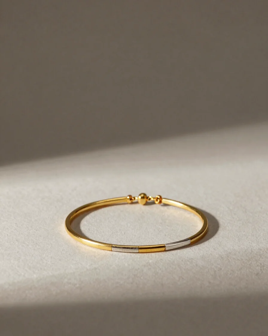 Editorial product photography of gold and silver jewellery pieces